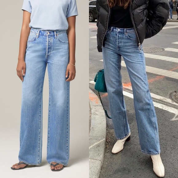 Citizens of Humanity Annina Tularosa Light High Wide Leg Jeans - Picture 1 of 10